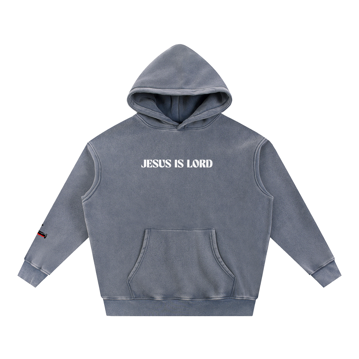 Snow Wash Fleece Oversize Hoodie