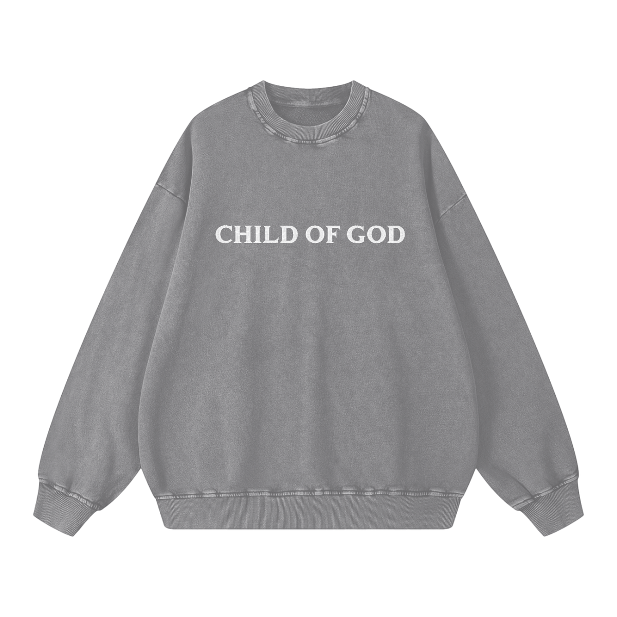 Snow Washed Oversized Sweatshirt