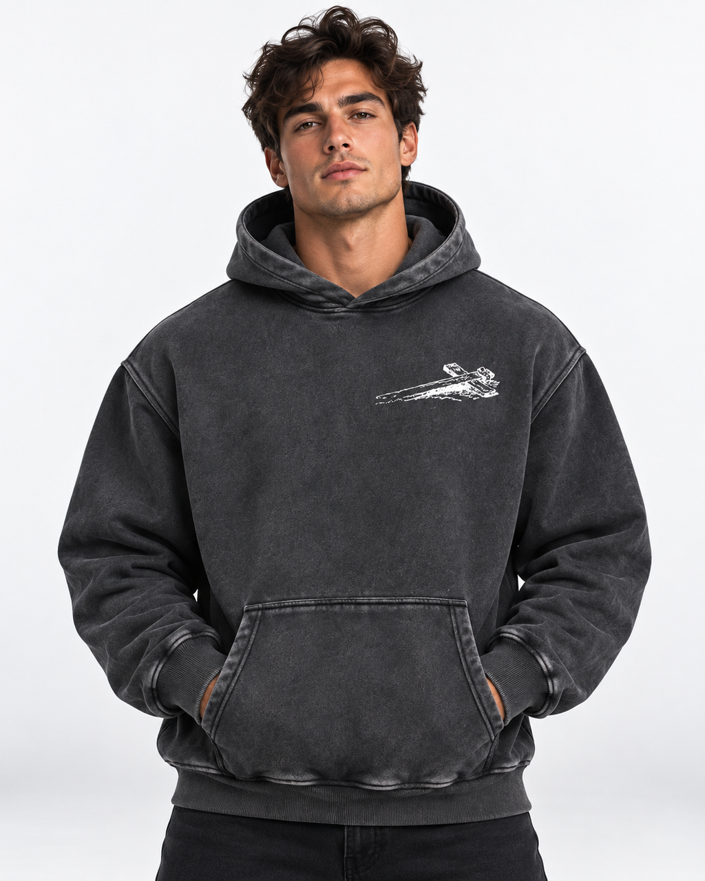 God Is in Control Oversized Hoodie