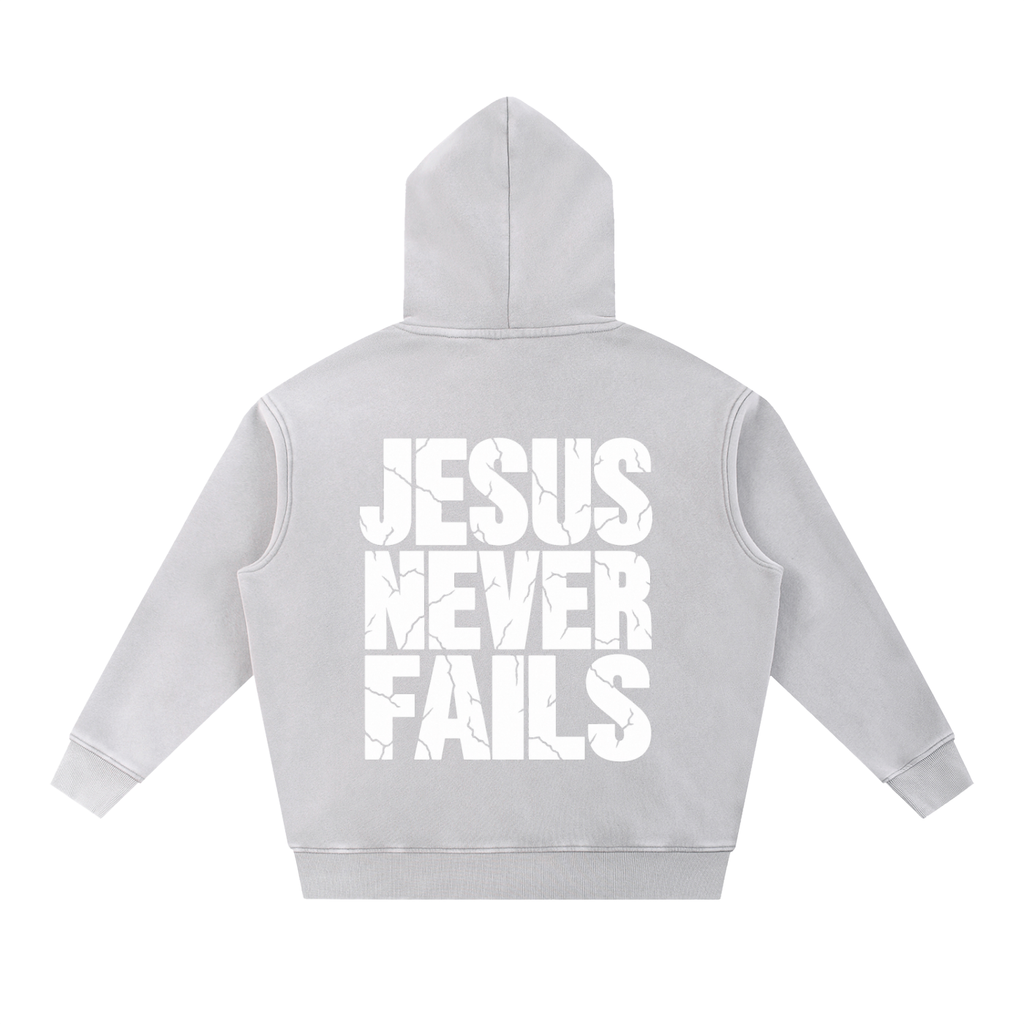 Snow Wash Fleece Oversize Hoodie