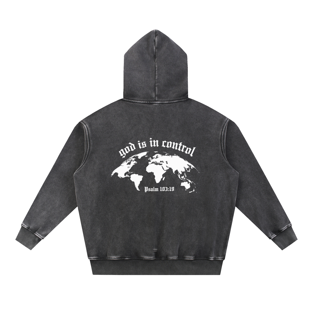 God Is in Control Oversized Hoodie