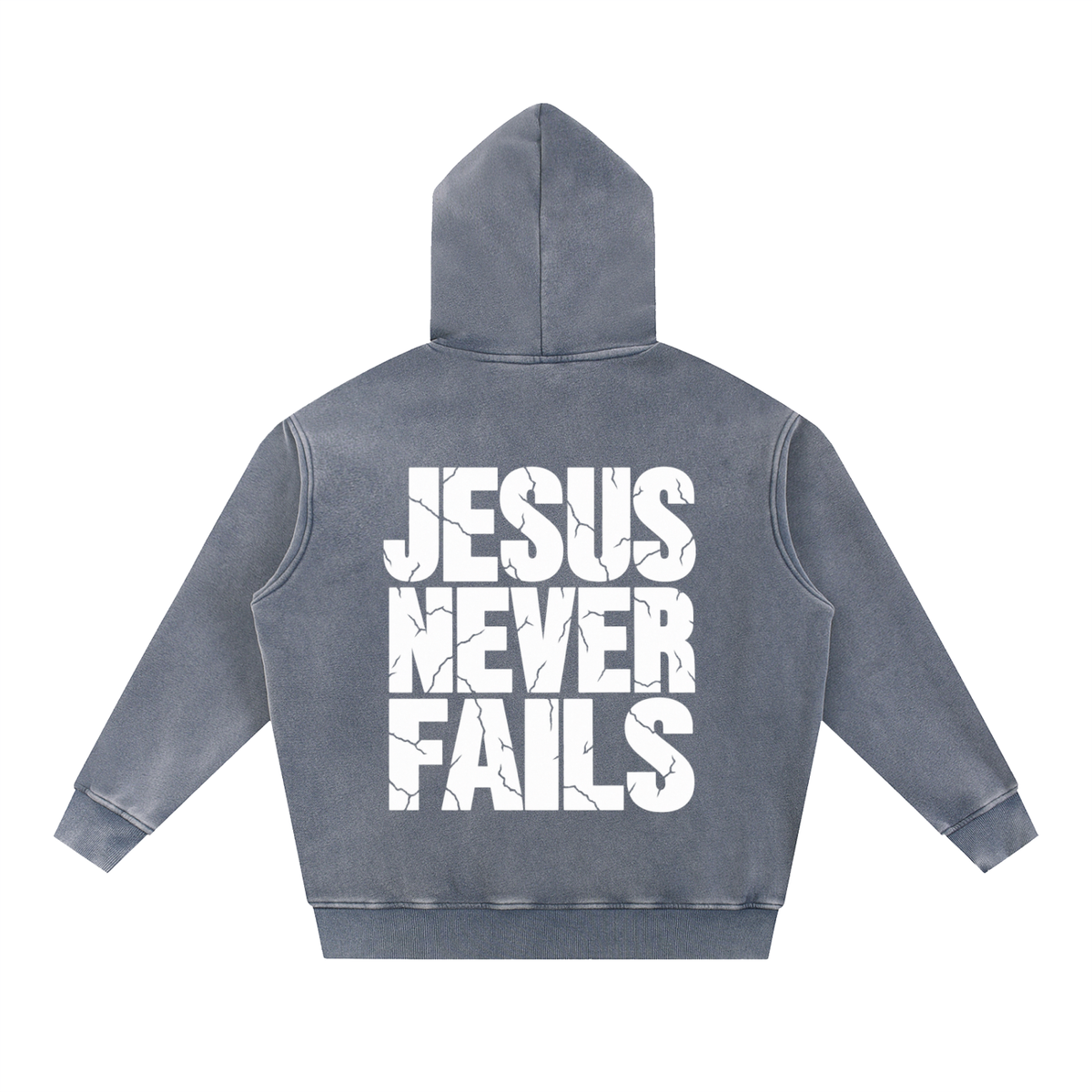 Snow Wash Fleece Oversize Hoodie