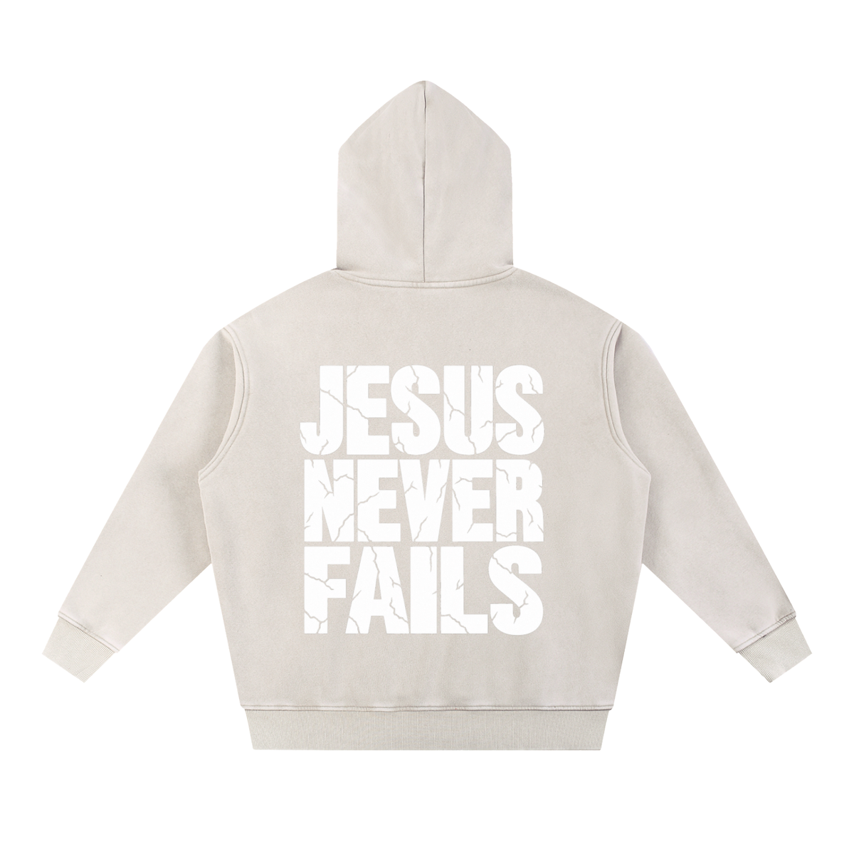 Snow Wash Fleece Oversize Hoodie