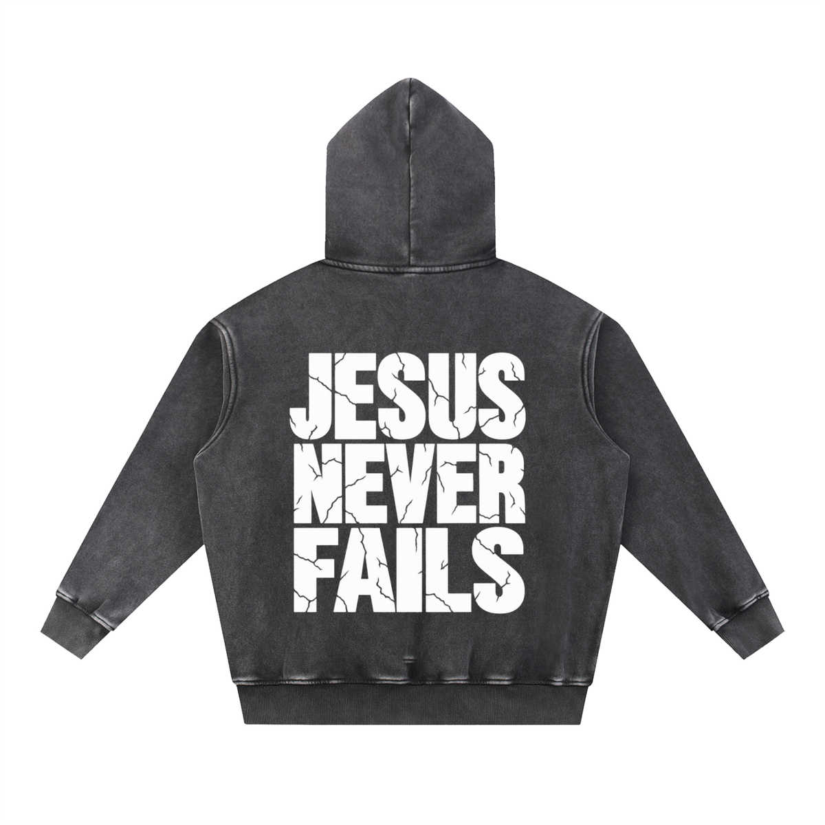 Snow Wash Fleece Oversize Hoodie