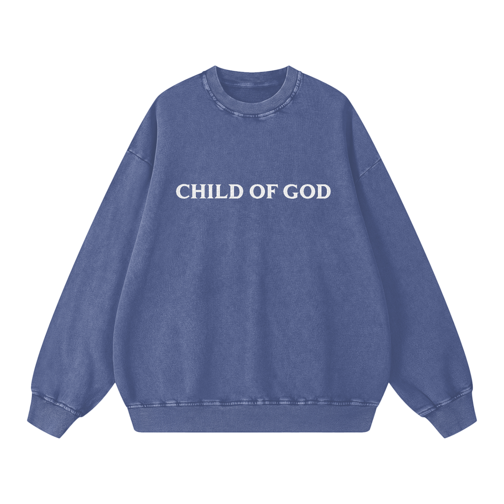 Snow Washed Oversized Sweatshirt